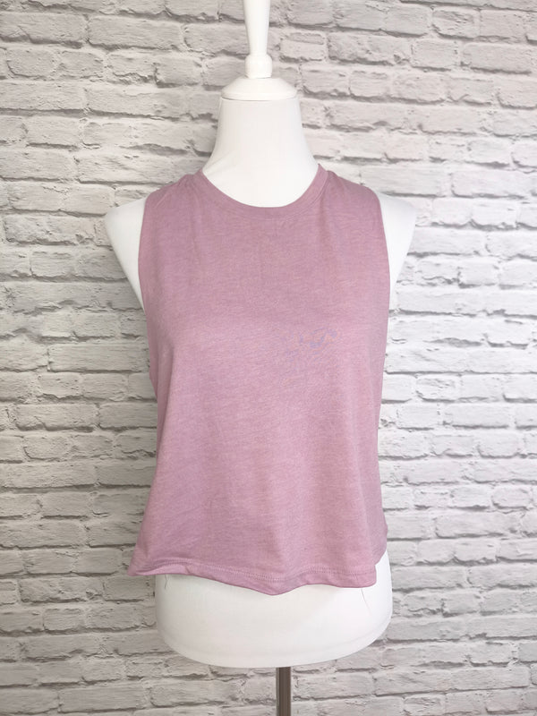Racerback Cropped Tank- DUNKLER FRÜHLING SOMMER