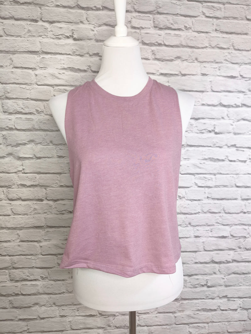 Racerback Cropped Tank- DUNKLER FRÜHLING SOMMER