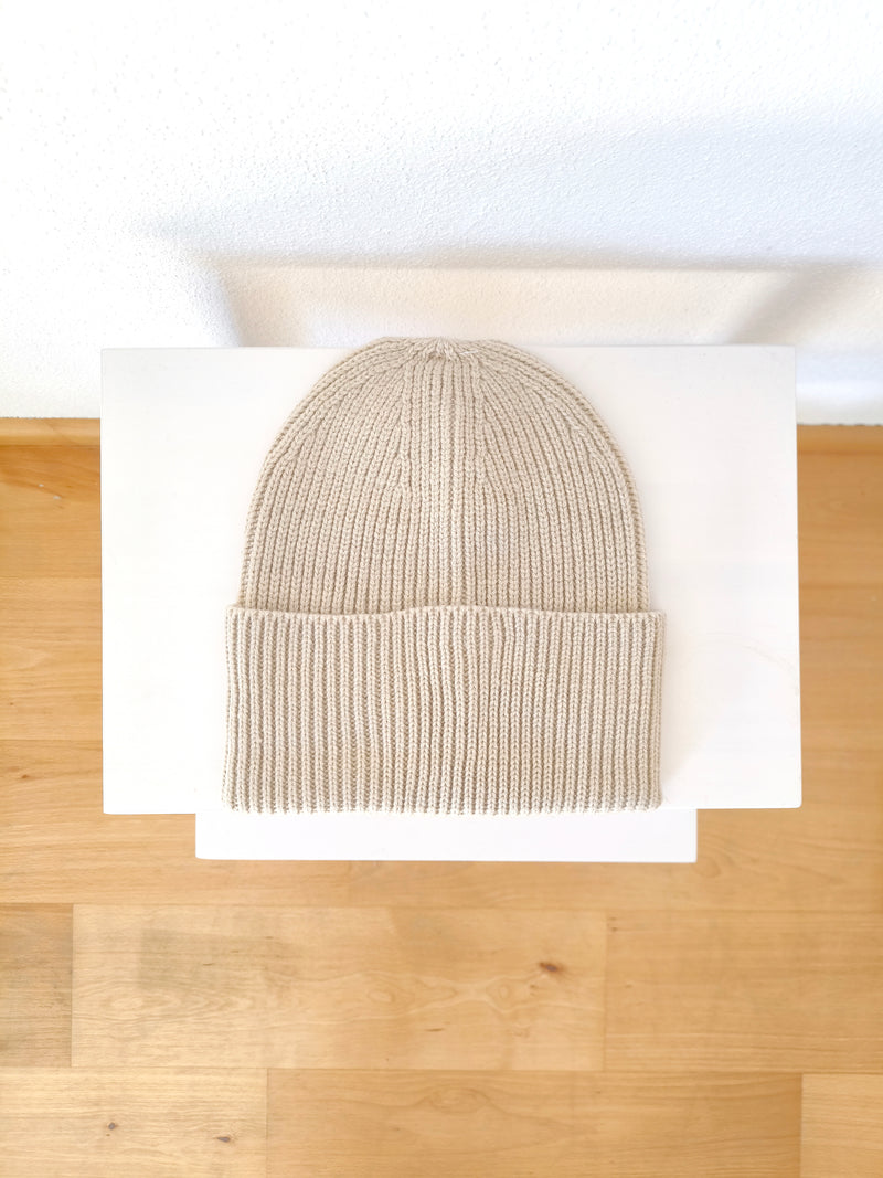NACHHALTIGE STRICKMÜTZE UNISEX- DUNKLER FRÜHLING SOMMER