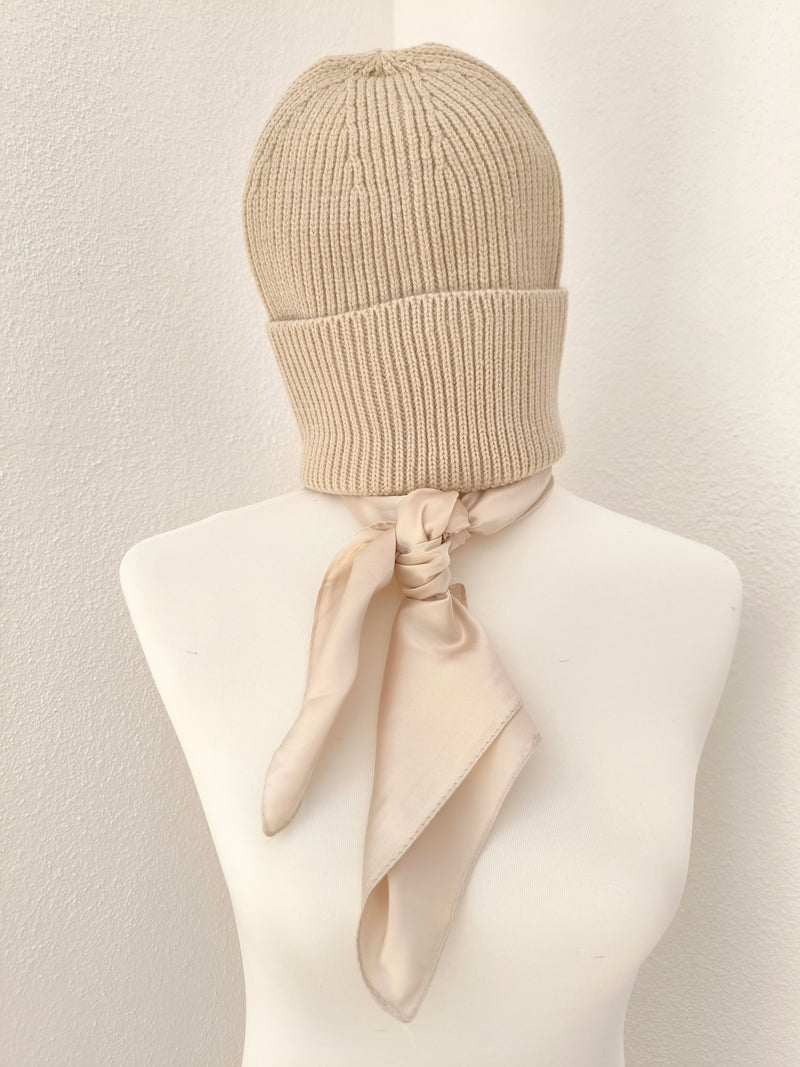 NACHHALTIGE STRICKMÜTZE UNISEX- DUNKLER FRÜHLING SOMMER