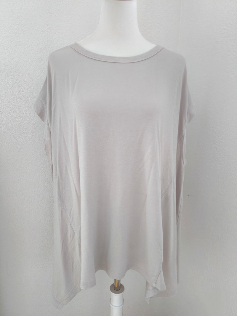 OVERSIZED SHIRT MIT SWEATSHIRT DETAILS- DUNKLER FRÜHLING SOMMER