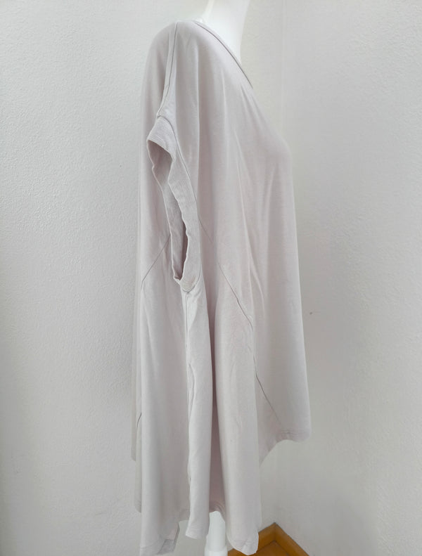 OVERSIZED SHIRT MIT SWEATSHIRT DETAILS- DUNKLER FRÜHLING SOMMER