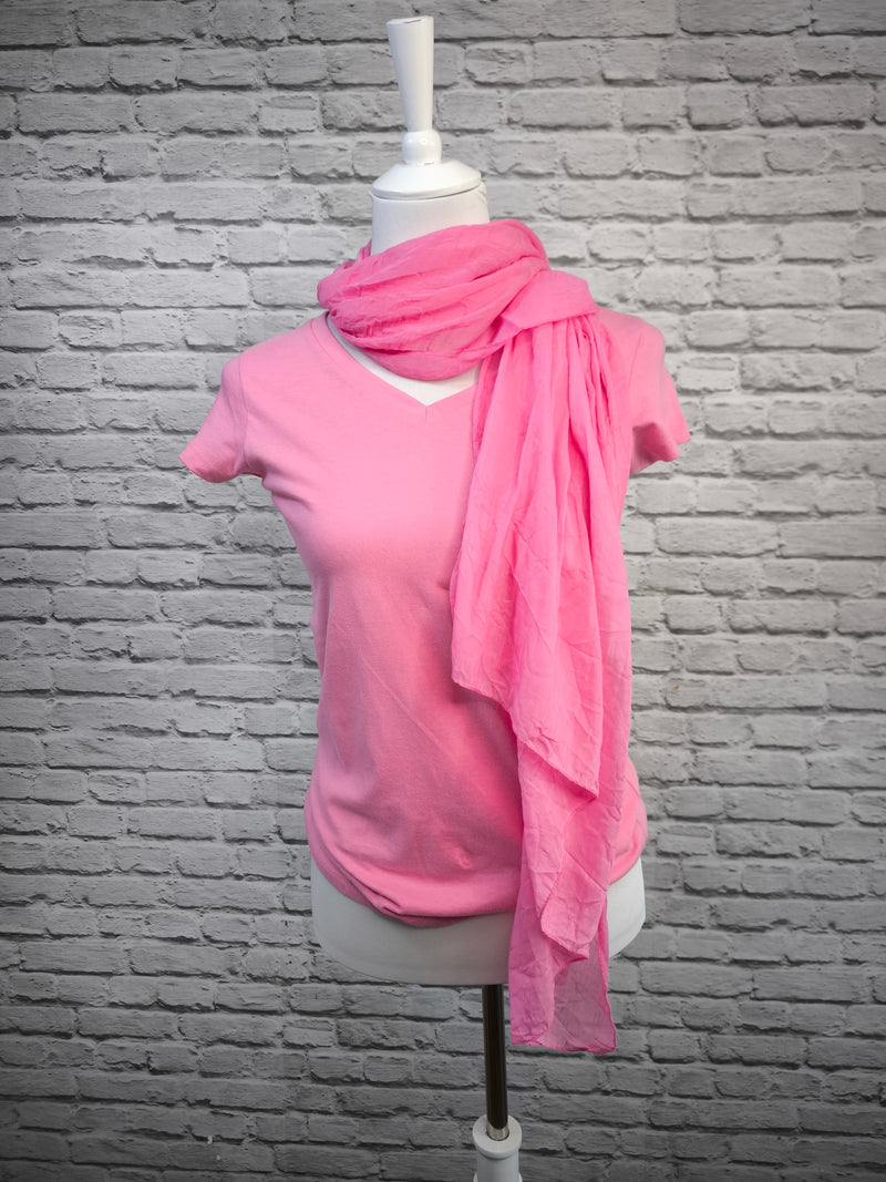 Leichtes Tuch uni - HELLER FRÜHLING SOMMER