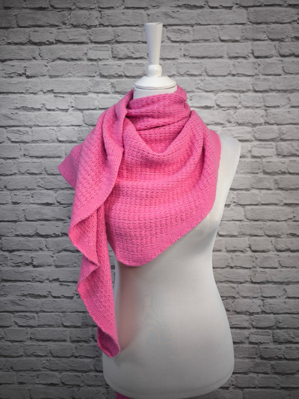 Dreieck Stricktuch Poncho- HELLER SOMMER
