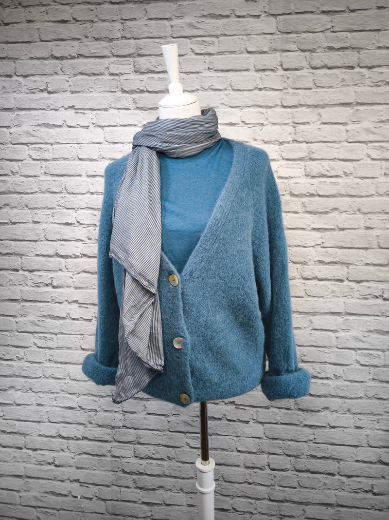 Nachhaltige Alpaka Strickjacke in BIO QUALITÄT - JAHRESZEITEN