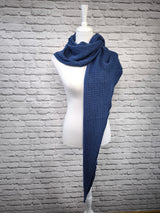 Dreieck Stricktuch Poncho- DUNKLER SOMMER WINTER