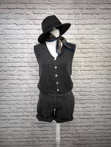 Nachhaltige Alpaka Strickweste in BIO QUALITÄT - HERBST WINTER