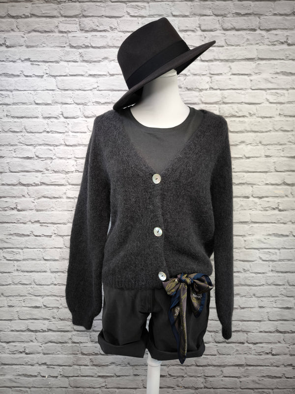 Nachhaltige Alpaka Strickjacke in BIO QUALITÄT - HERBST WINTER