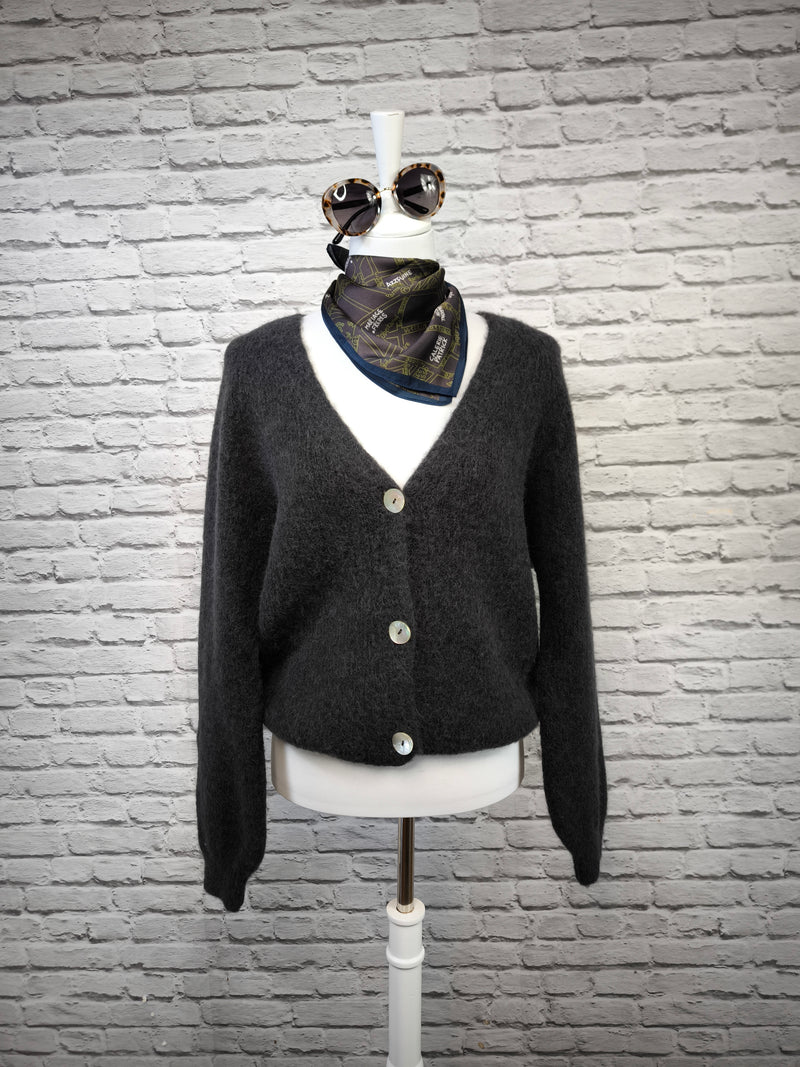 Nachhaltige Alpaka Strickjacke in BIO QUALITÄT - HERBST WINTER