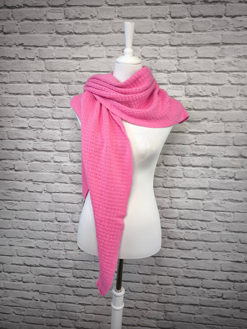 Dreieck Stricktuch Poncho- HELLER SOMMER