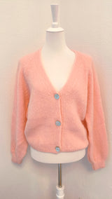 Nachhaltige Alpaka Strickjacke in BIO QUALITÄT - HELLER FRÜHLING SOMMER