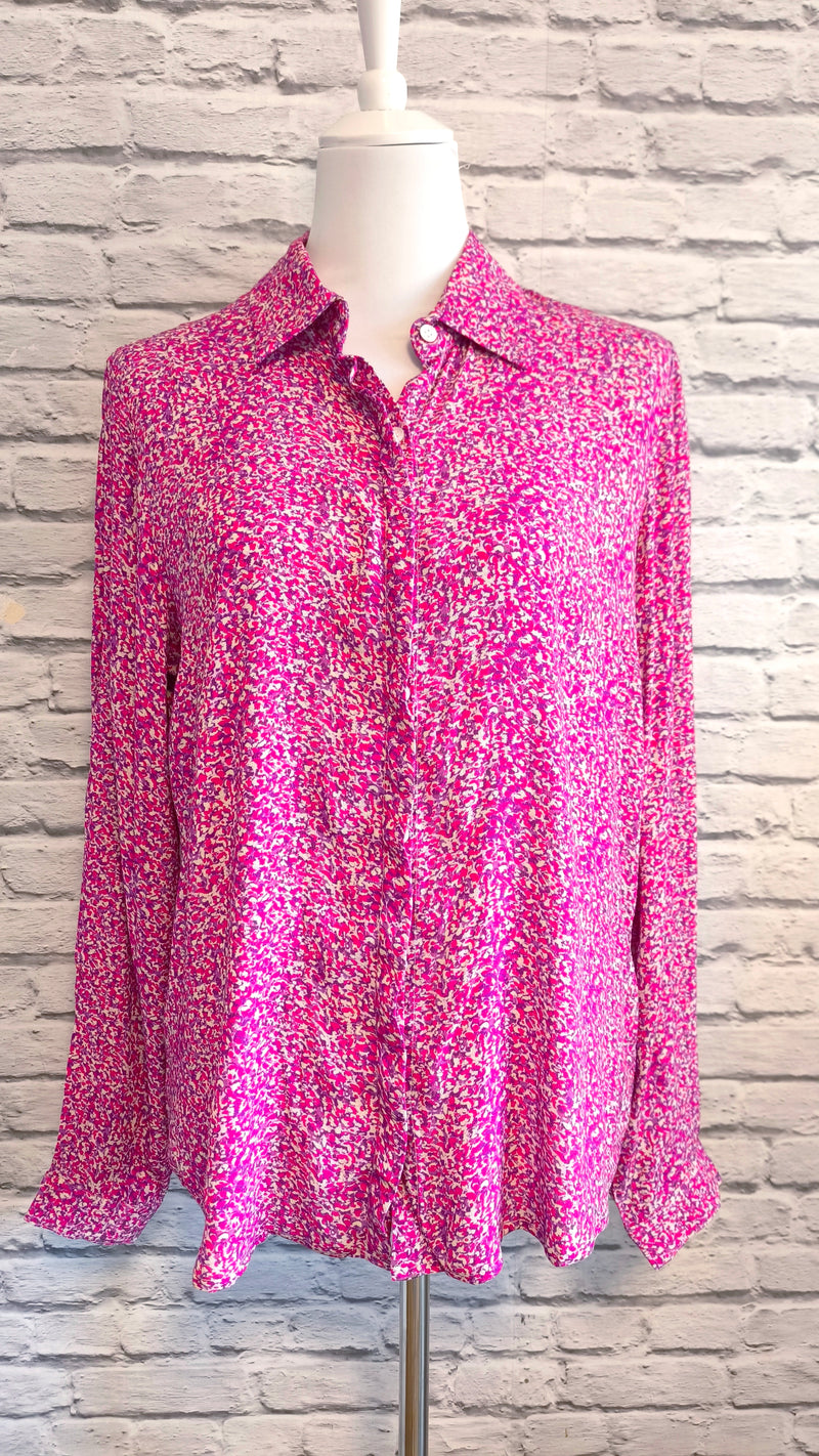 Hochwertige Bluse mit verdeckter Knopfleiste- HELLER SOMMER WINTER