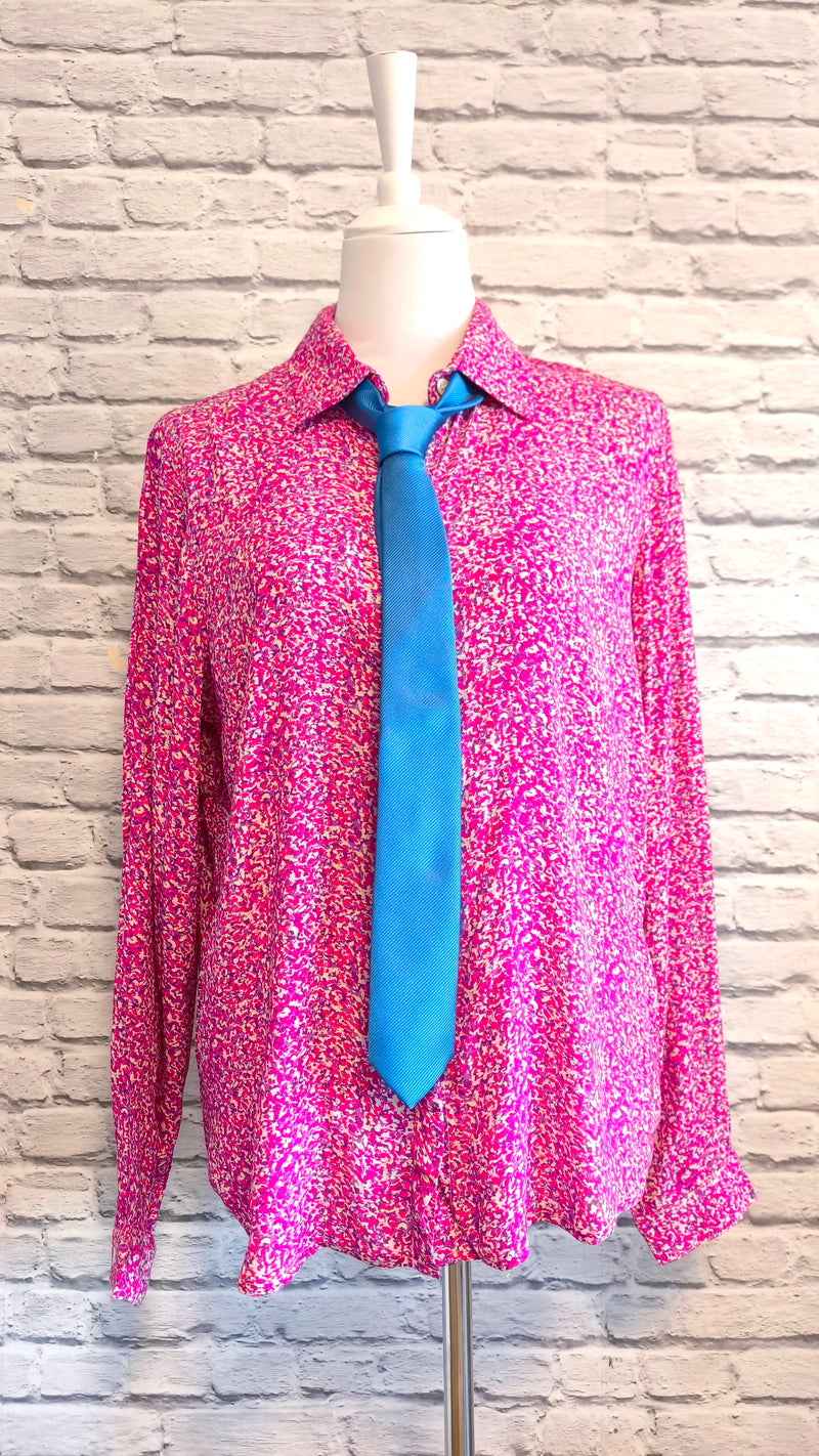 Hochwertige Bluse mit verdeckter Knopfleiste- HELLER SOMMER WINTER