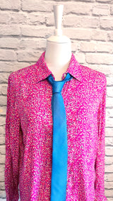 Hochwertige Bluse mit verdeckter Knopfleiste- HELLER SOMMER WINTER