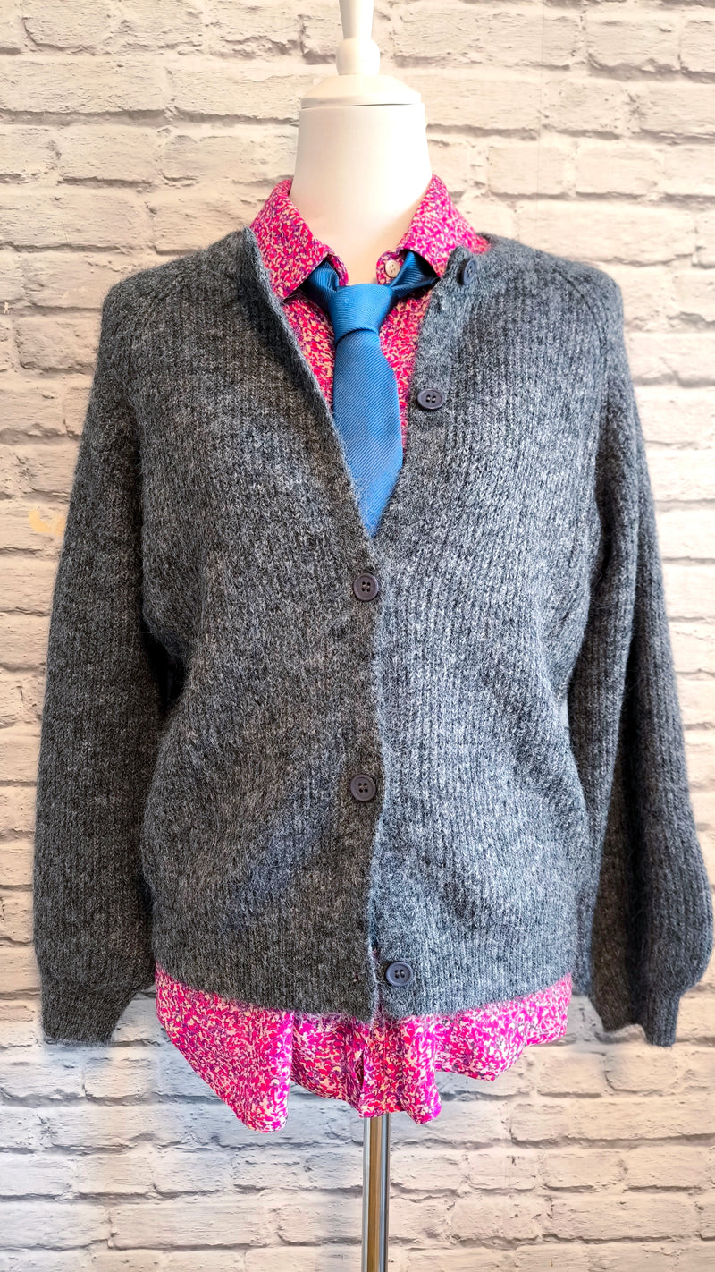 Hochwertige Bluse mit verdeckter Knopfleiste- HELLER SOMMER WINTER