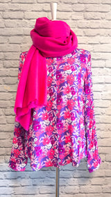 Hochwertige Bluse mit verdeckter Knopfleiste- HELLER SOMMER WINTER