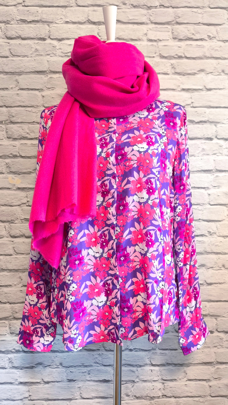 Hochwertige Bluse mit verdeckter Knopfleiste- HELLER SOMMER WINTER