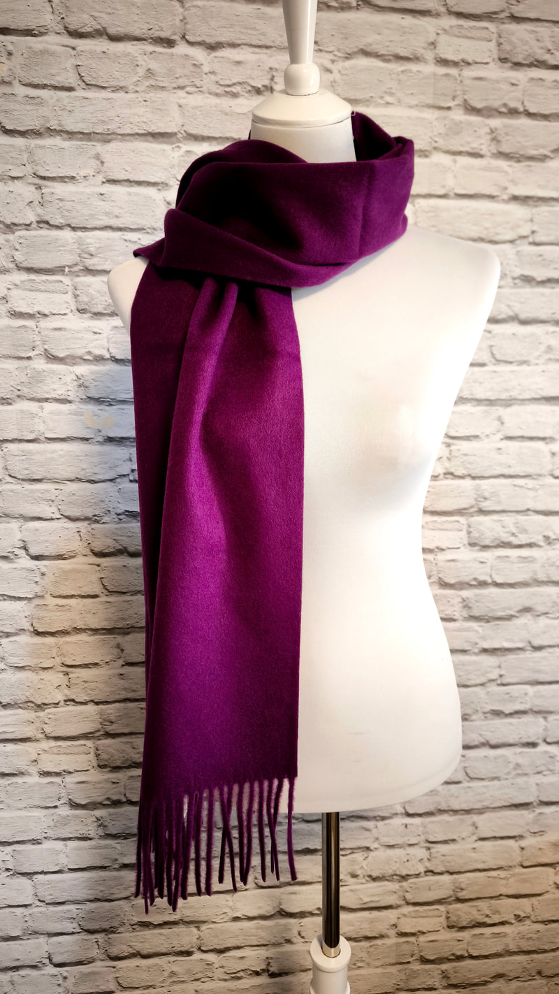 Classic Woven Schal mit Fransen UNISEX- GEDECKTEN WINTER