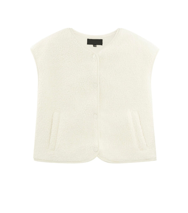 Flauschige Teddyweste ärmellos- HERBST WINTER/ 4 JAHRESZEITEN