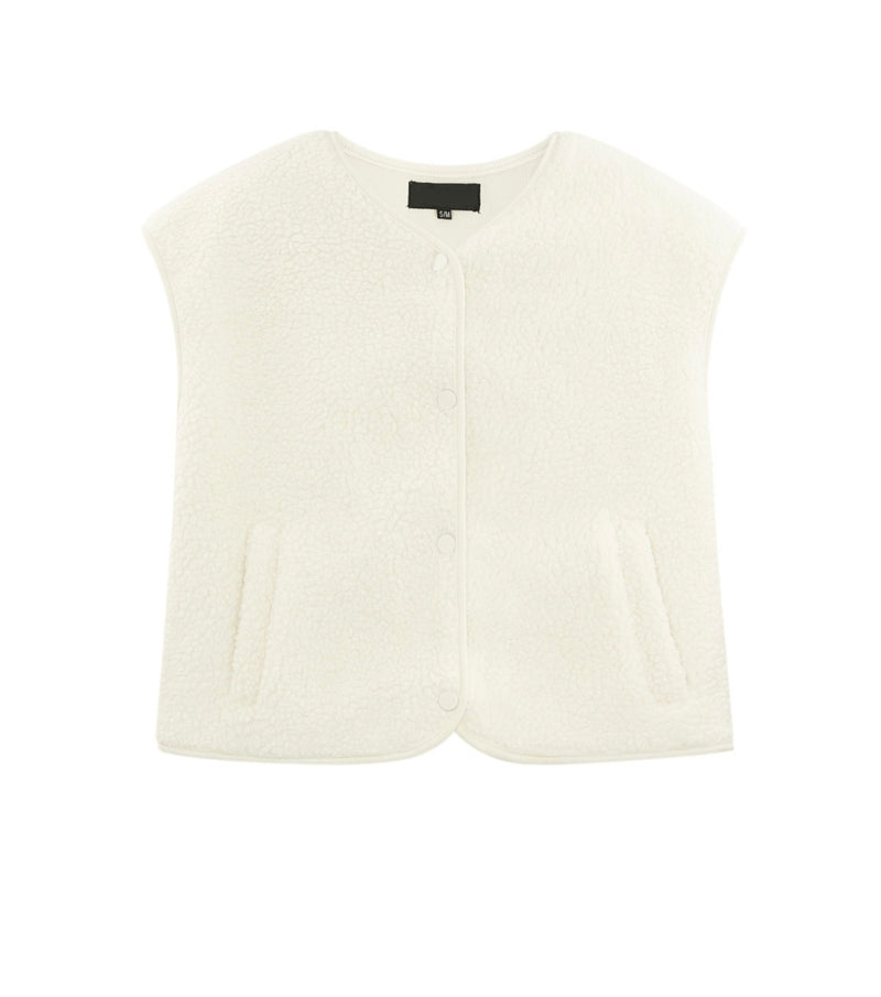 Flauschige Teddyweste ärmellos- HERBST WINTER/ 4 JAHRESZEITEN