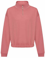 Half Zip- Hoodie Cropped- INDIAN SUMMER+ GENTLE SPRING