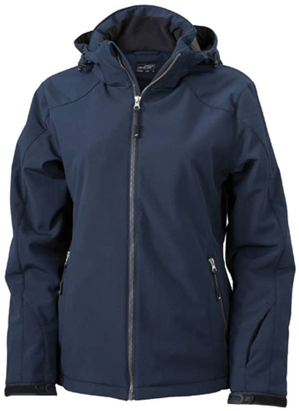 Gefütterte Softshell - Navy