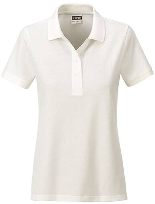 Bio- Cotton Poloshirt- Ivory