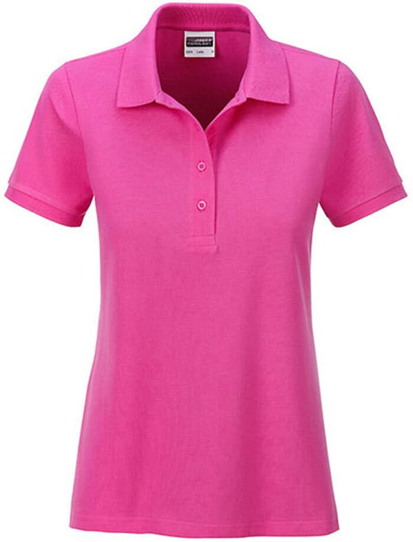 Bio- Cotton Poloshirt-Pink