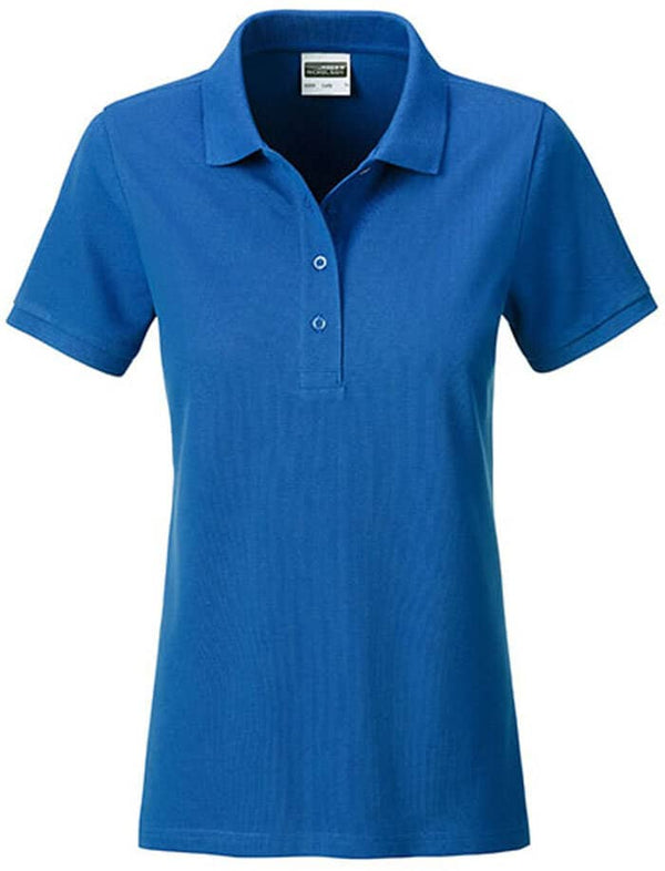 Bio- Cotton Poloshirt-Royalblau