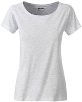 Ladies Basic-T-  ASH HEATHER - SMART SUMMER