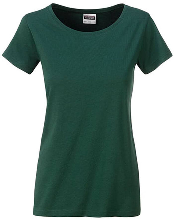 Ladies Basic-T- DARK GREEN