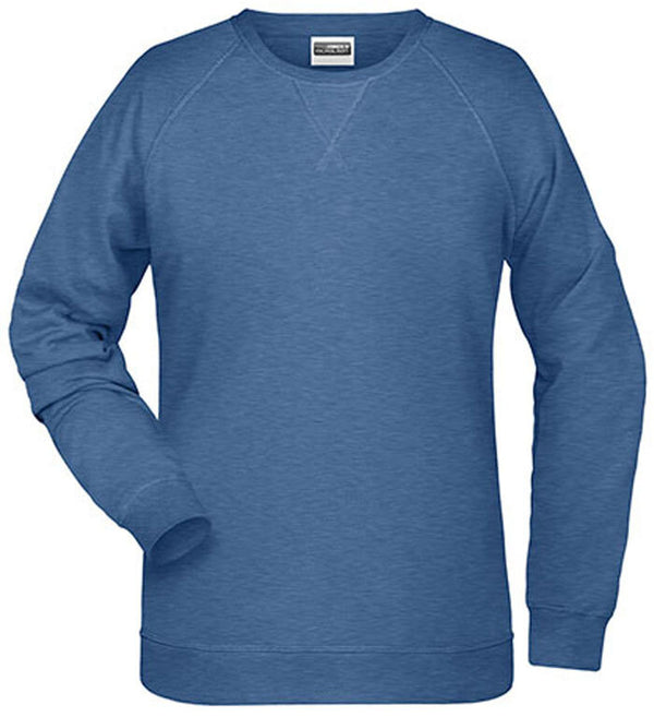 Leichtes Sweatshirt Bio - Qualität - LIGHT DENIM MELANGE