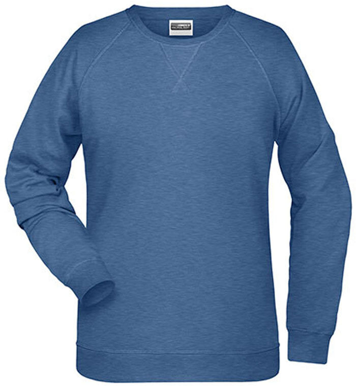 Leichtes Sweatshirt Bio - Qualität - LIGHT DENIM MELANGE