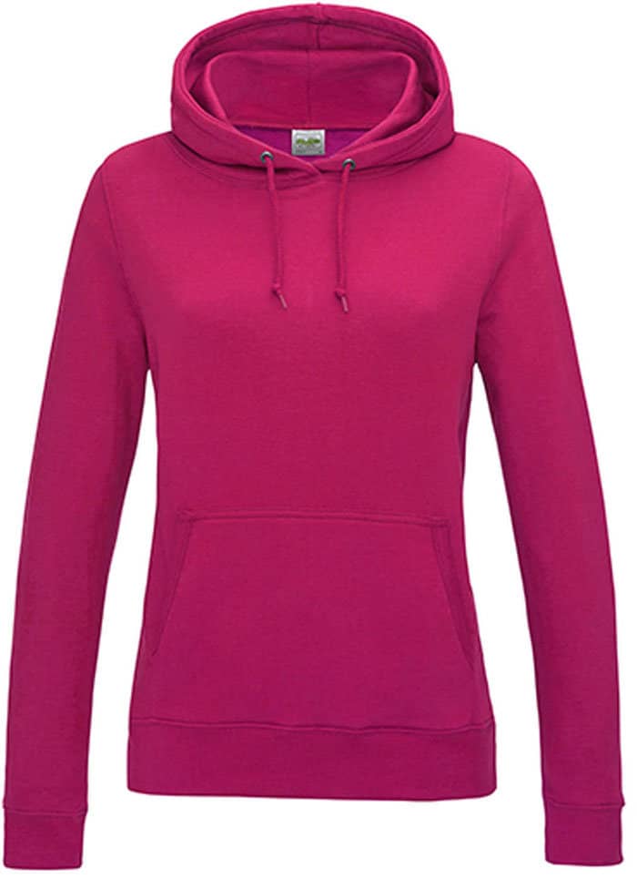 COLLAGE HOODIE UNISEX- DEEP HOT PINK – saw. Concept Shop
