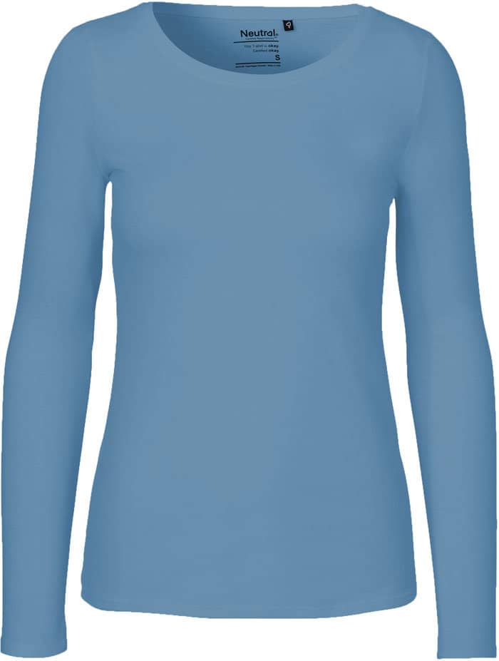 BIO COTTON LONGSLEEVE - DUSTY INDIGO