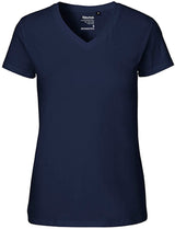 Certified Organic T-Shirt mit elegantem V-Ausschnitt - VERDANT WINTER