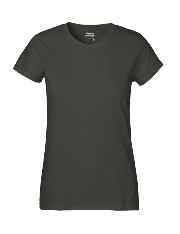 NEUTRAL BIO COTTON T- SHIRT CLASSIC - CHARCOAL