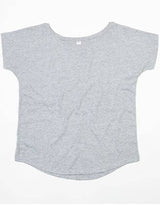 COTTON T- SHIRT LOOSE FIT- GRAUMELIERT - SMART SUMMER