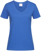 Klassisches Bio T- Shirt mit V- Ausschnitt - NEW WINTER