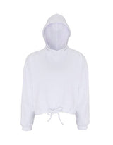 Lässiges Sweatshirt Cropped Oversized mit Tunnelzug- BASIC WINTER