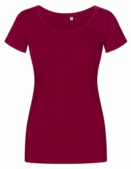 Klassik T- Shirt Deep Scoop- Berry