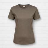 Bio Cotton T-Shirt Rundhals- CLAY - 360°