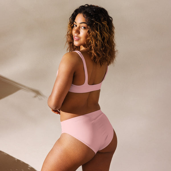 Recycelter Allover High Waist Bikini- HELLER FRÜHLING SOMMER