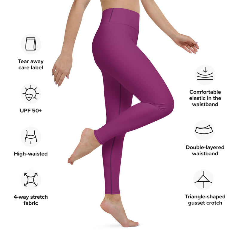 Yoga-Leggings- DUNKLER SOMMER WINTER