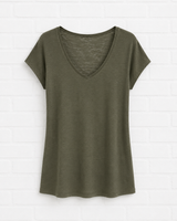 Umweltfreundliches Leinen- T-Shirt- 360°