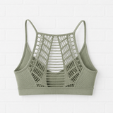 Seamless Racerback Bralette mit Muster und Cut-Out hinten- 360°