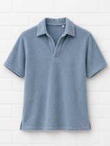 Umweltfreundliches Leinen- Polohemd MEN- Twilight Winter