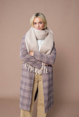 FLUFFY SCHAL- DUNKLER SOMMER WINTER