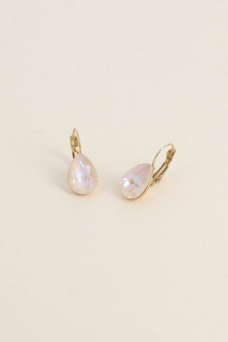 Ohrstecker mit Swarovski®-Kristallen- HELLER FRÜHLING SOMMER/ GEDECKTER WINTER