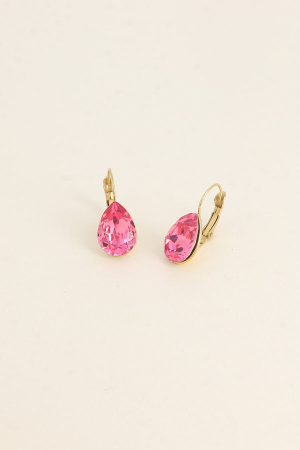 Ohrstecker mit Swarovski®-Kristallen- Dunkler Frühling Sommer